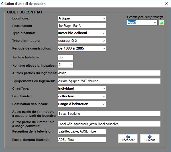 Gestion des locataires